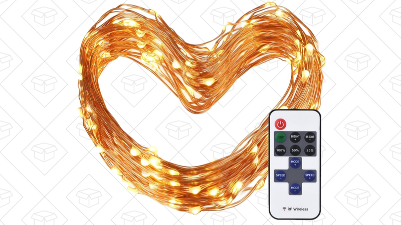 Cymas 33' Copper String Lights With Remote, $10 with code ITGFSDYW